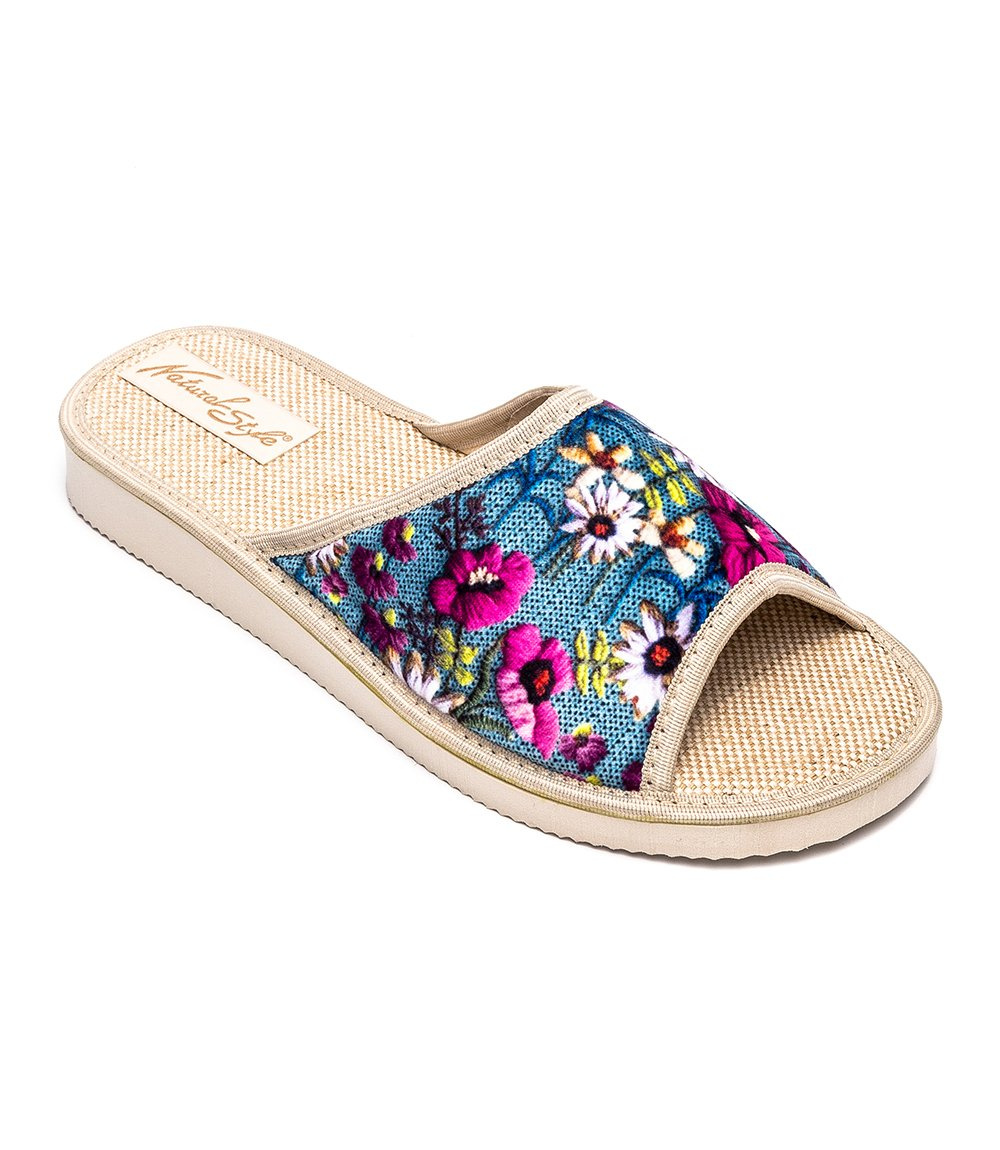 Dámske papuče Natural Style NS-039 modré