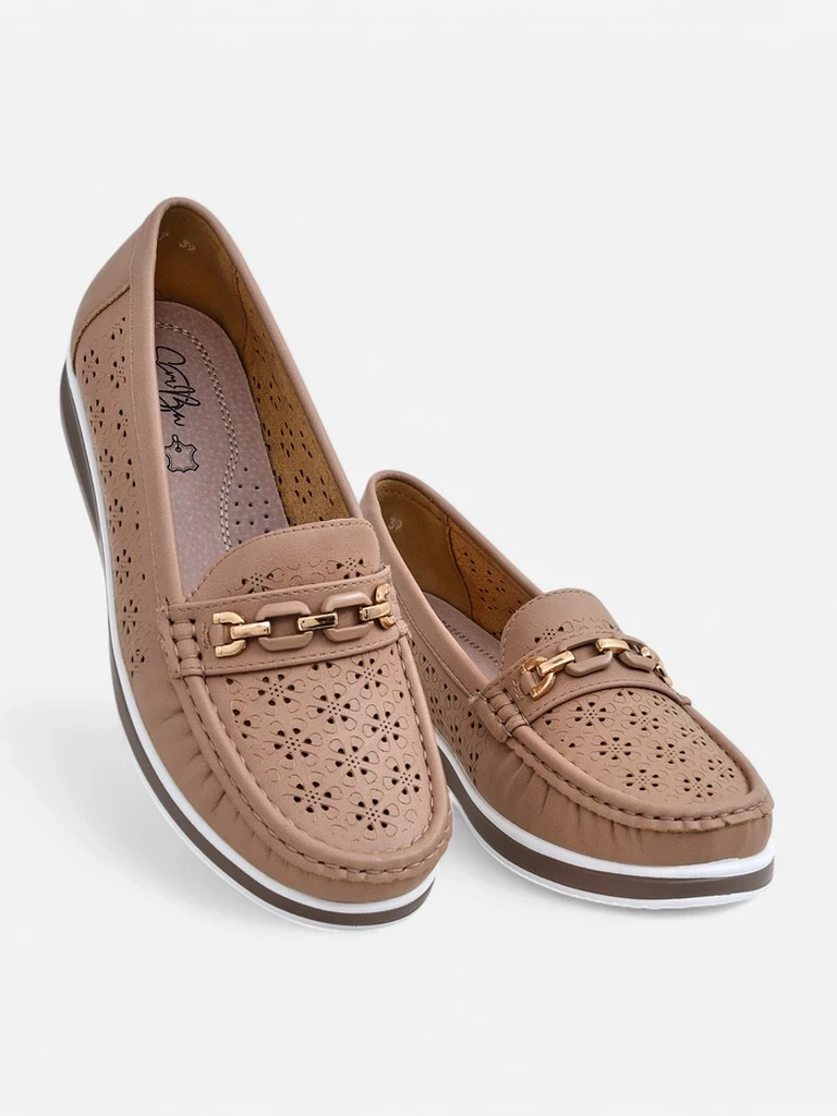 Resti Women's perforated moccasins Cerro