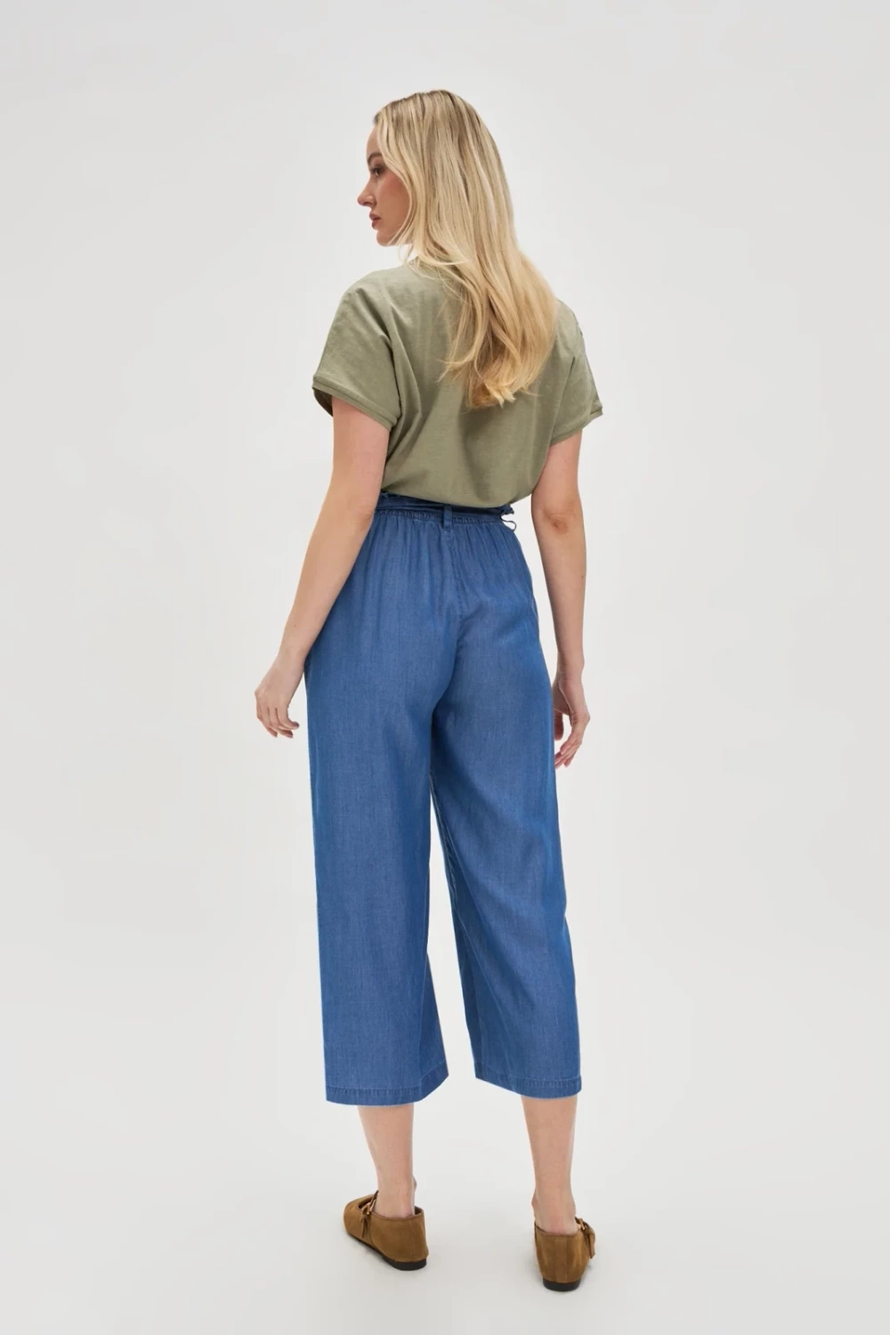 Marisse Women's Trousers L-Sp-4618 Blue