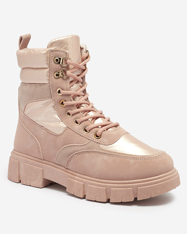 Resti Pink women&#039;s insulated trapper boots Kasemi- Footwear