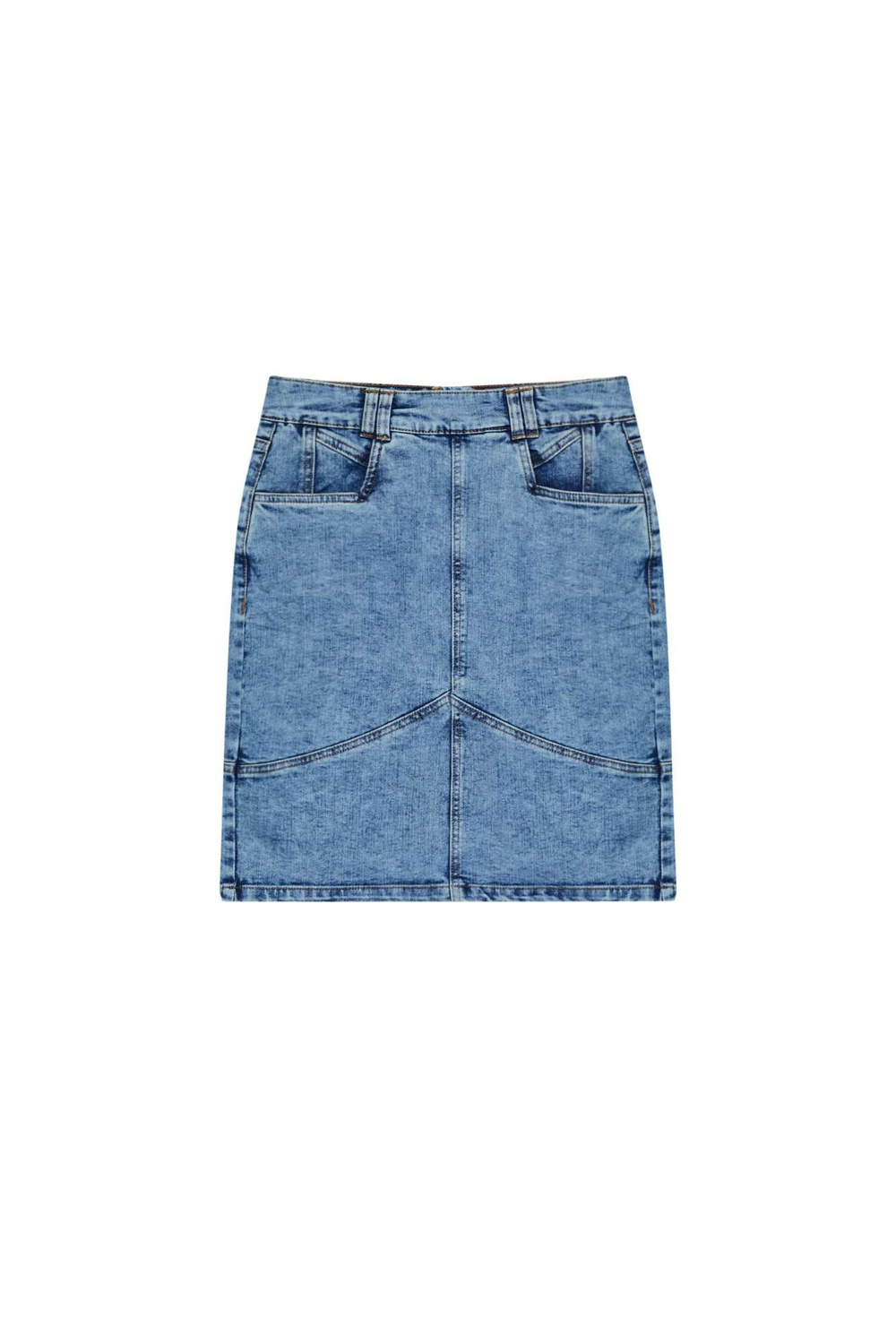 Marisse Denim Skirt L-Sc-3703 Blue