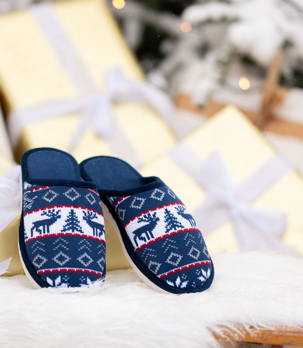 Дамски чехли Natural Style NS-072 сини