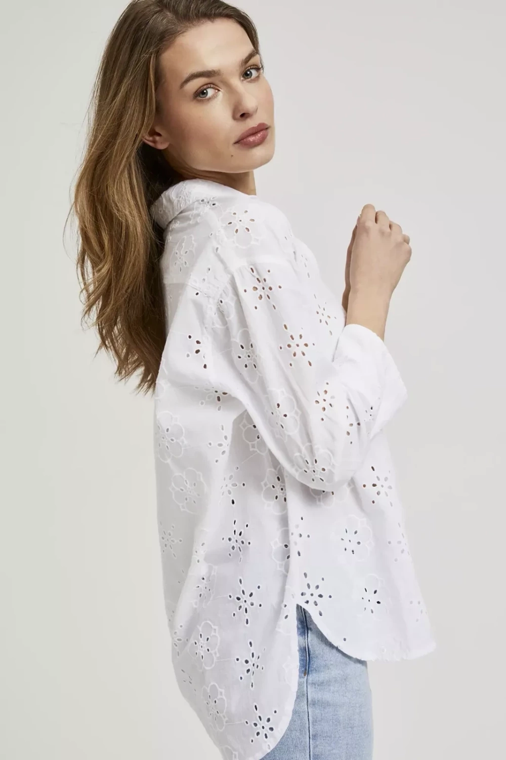 Marisse Women&#039;s Shirt L-Ko-4339 White