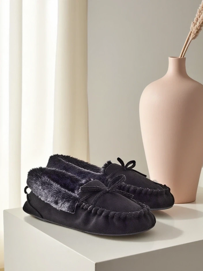 Resti Women's moccasins with fur Ahtikes