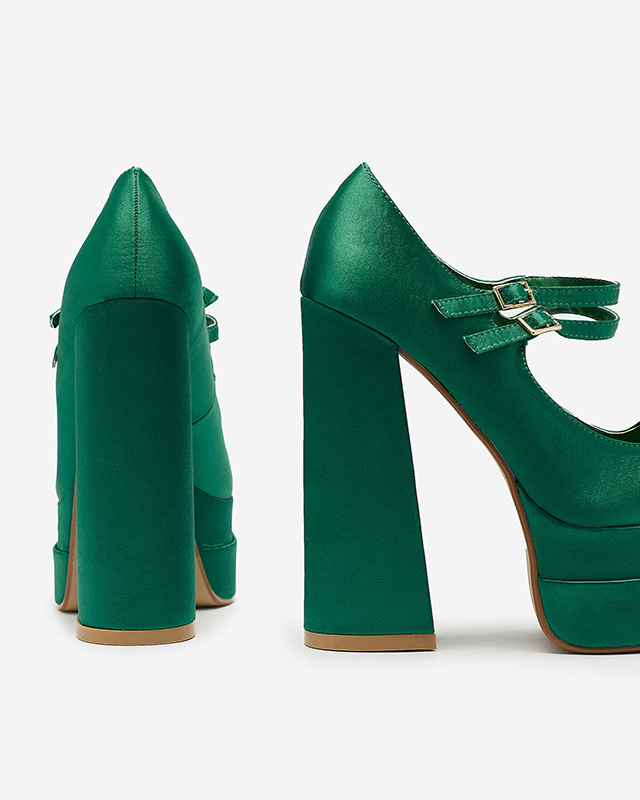 Resti Green women&#039;s high stiletto pumps Elika - Footwear