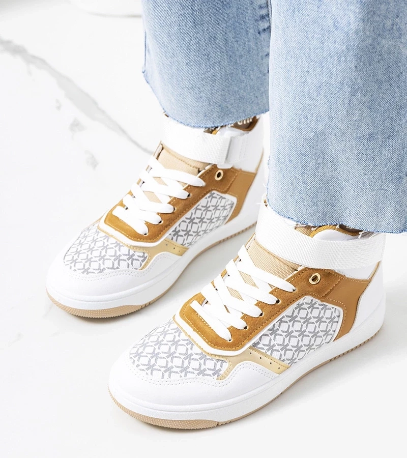 Gemre Adidași cu gleznă Emmers albi