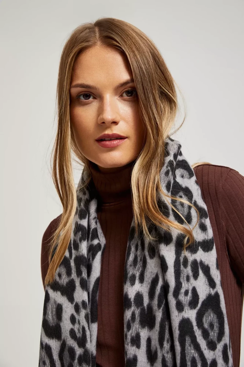 Marisse Leopard Scarf