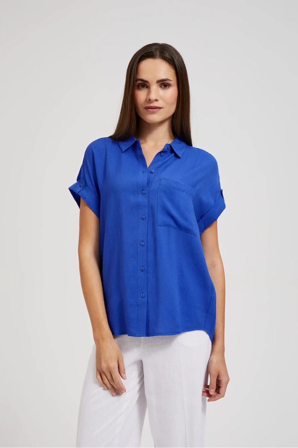 Marisse Women&#039;s Shirt L-Ko-4346 L.Navy