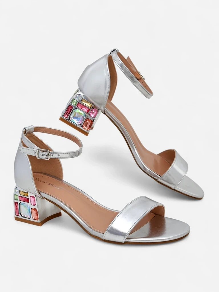 Resti Women's sandals with decorative heels Ballou