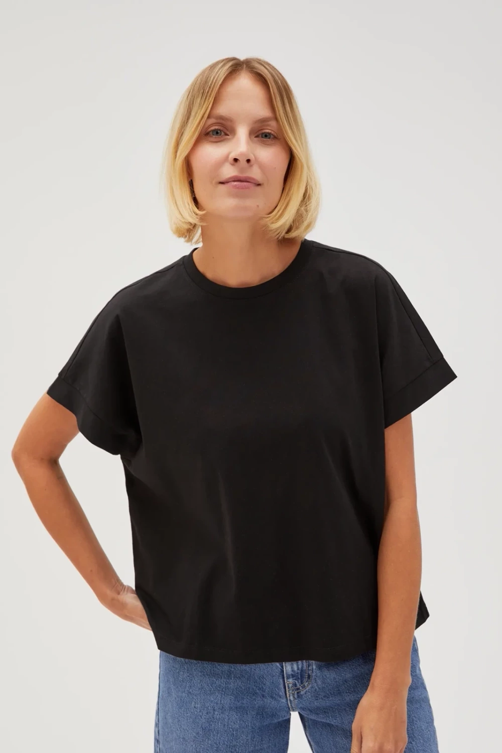 Marisse Women&#039;s T-Shirt L-Ts-4603 Black