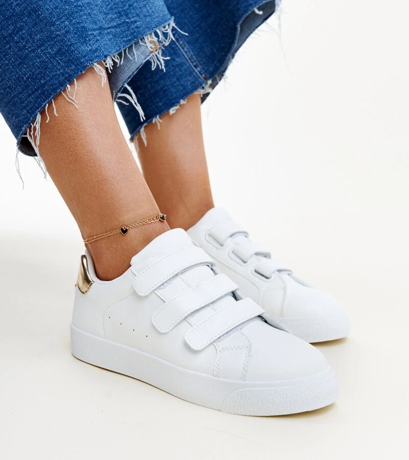 D/CEO White trainers Justar