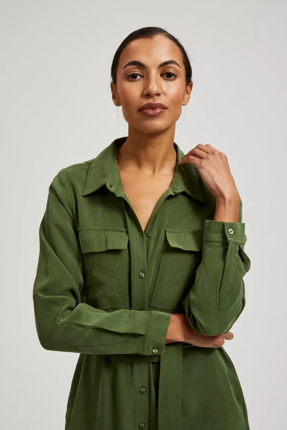 Marisse Women&#039;s Dress L-Su-4309 Khaki