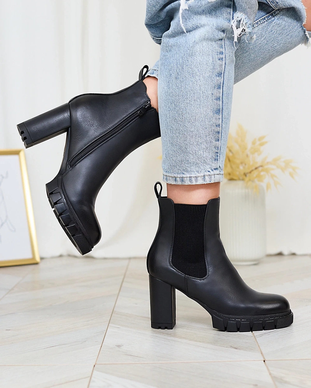 Resti Black women's Seihay high heel boots