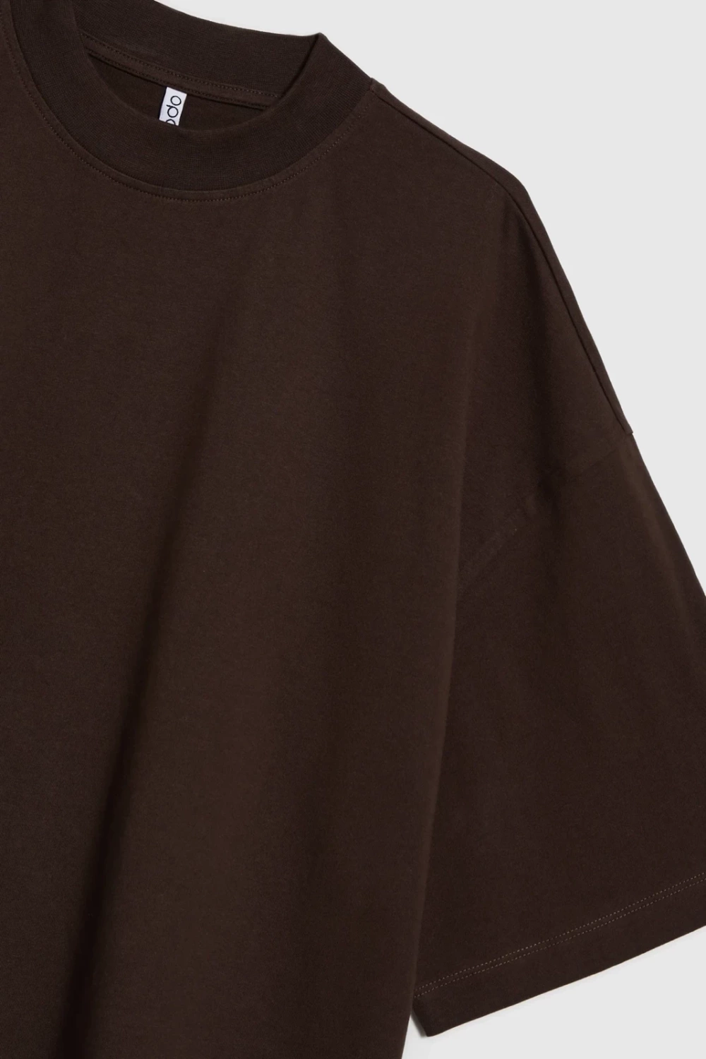 Marisse Plain Oversize Brown Blouse