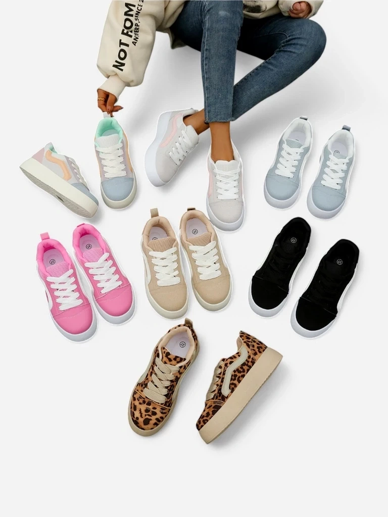 Resti Women's sports sneakers on a platform Ensis