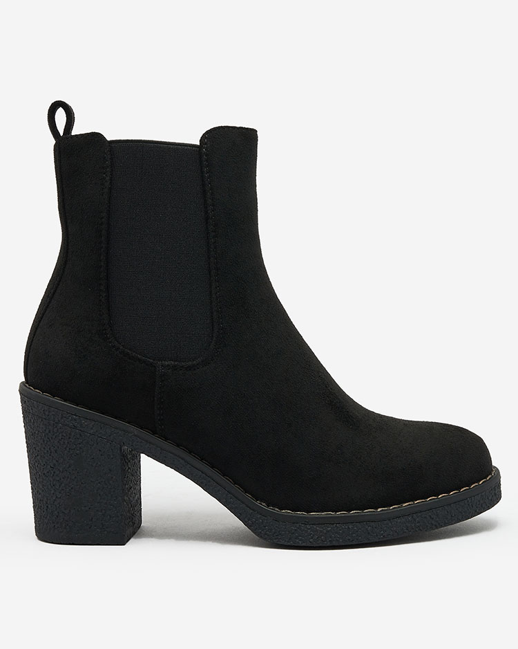 Resti Black eco-suede women&#039;s Bregianka stiletto boots