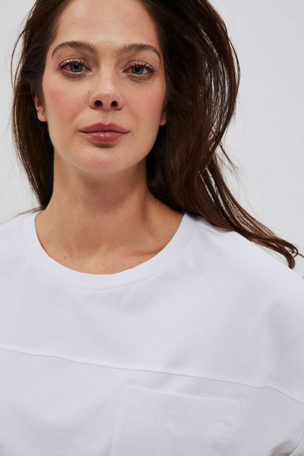 WOMEN'S T-SHIRT L-TS-4086 WHITE