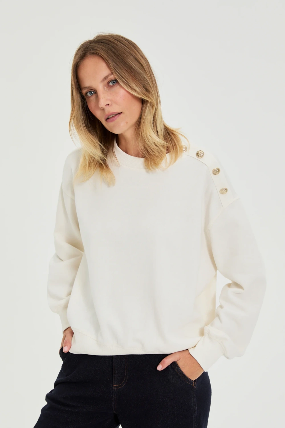 Dámska mikina Marisse, off white