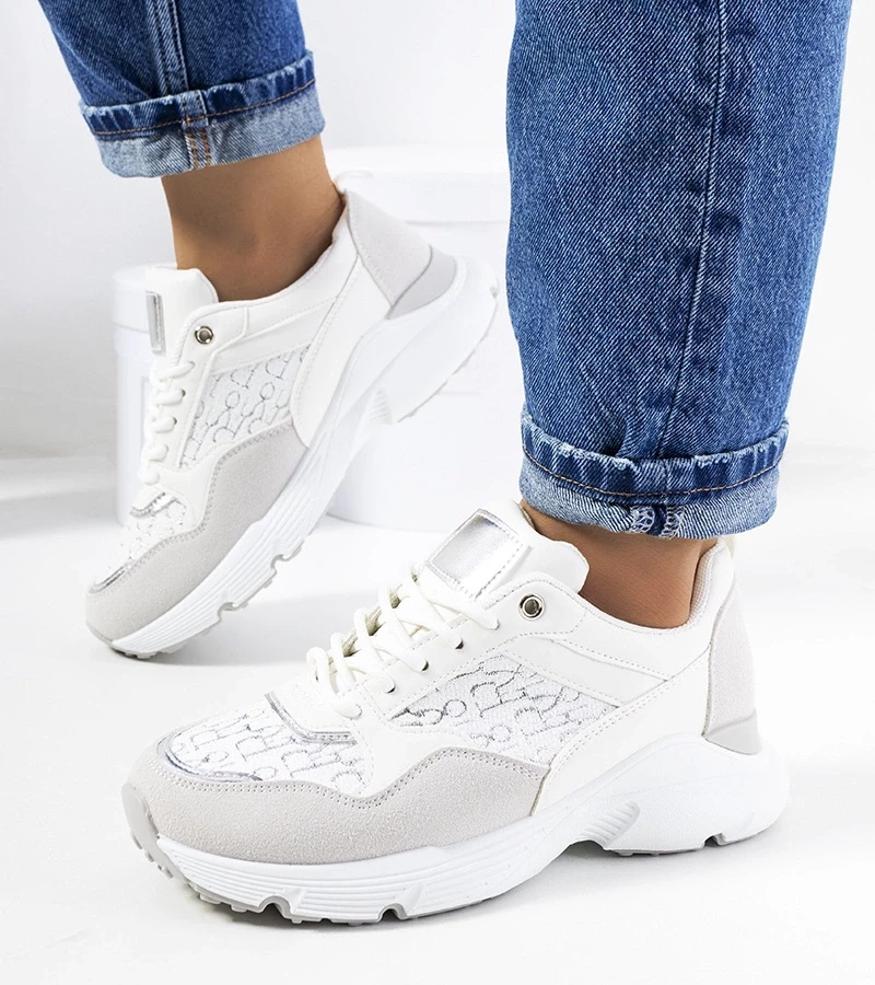 D/CEO White trainers Justar