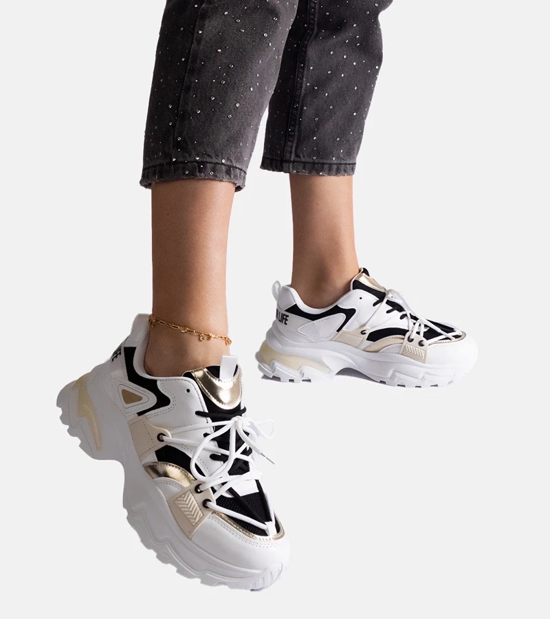 Gemre Adidași sport alb-negru Sulamita