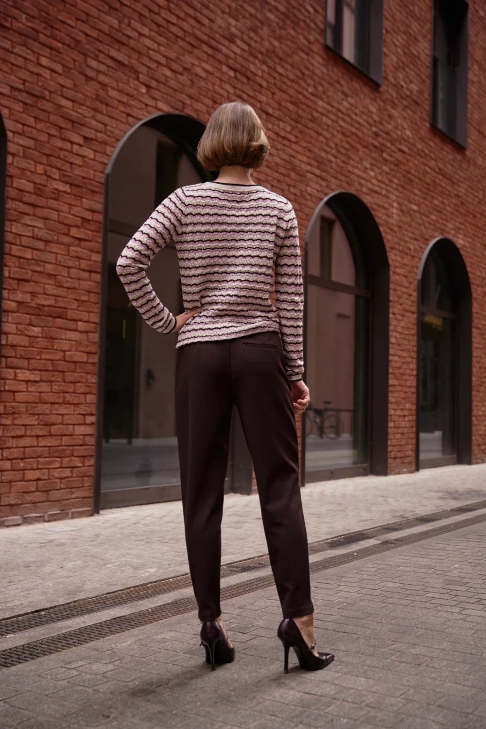 Marisse WOMEN'S PANTS Z-SP-4800 BROWN