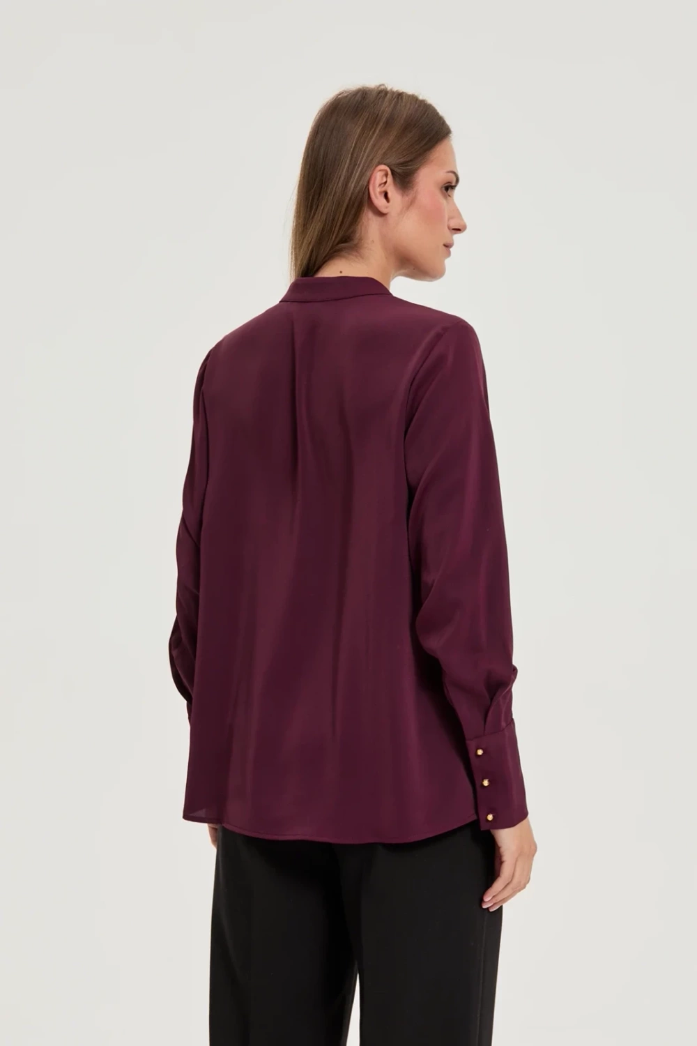 Marisse WOMEN'S SHIRT Z-KO-4819 BURGUNDY