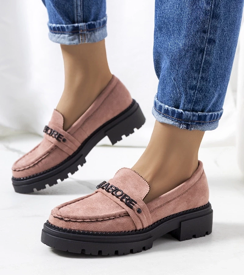 D/CEO Beige loafers on high sole Anouk