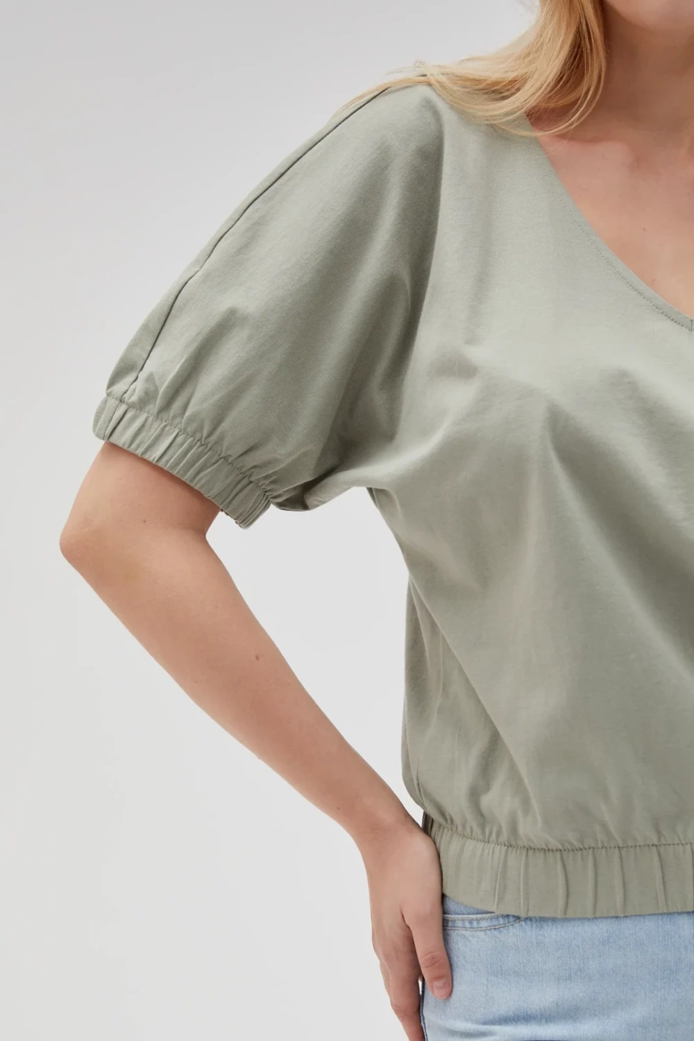 Marisse Women's T-Shirt L-Ts-4619 Olive