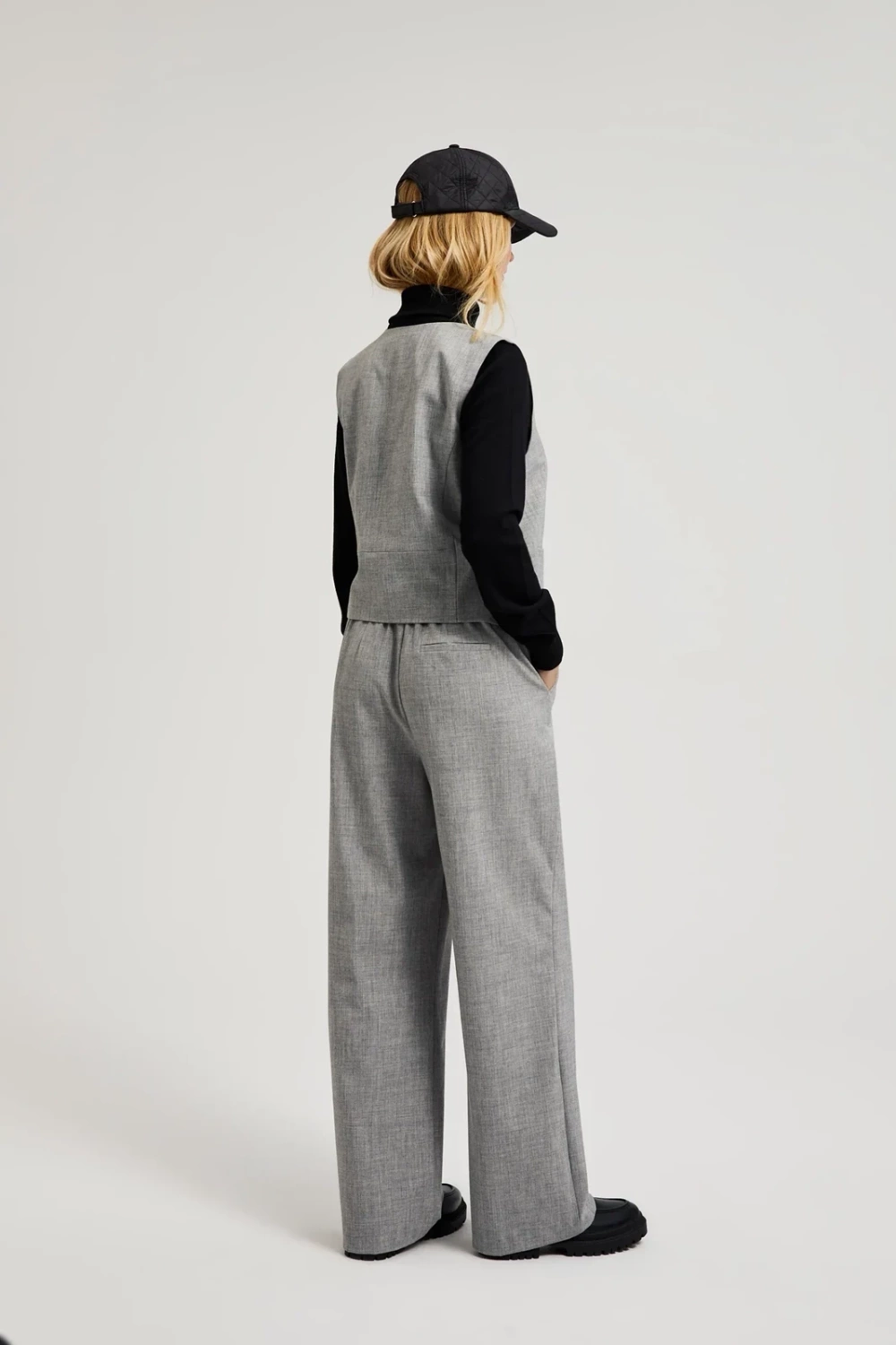 Marisse Women's Trousers Z-Sp-4518 Grey