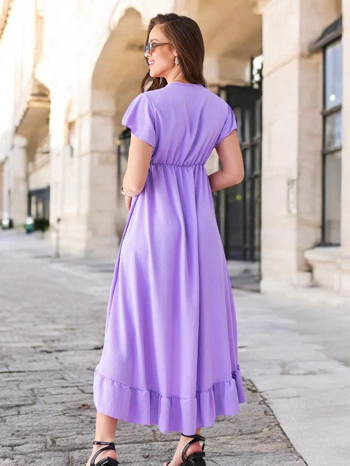 Resti Women's midi dress with an asymmetrical hem