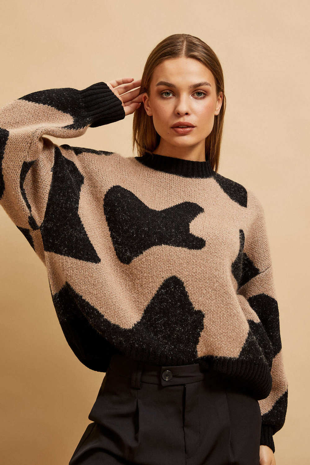 Marisse Patterned Sweater