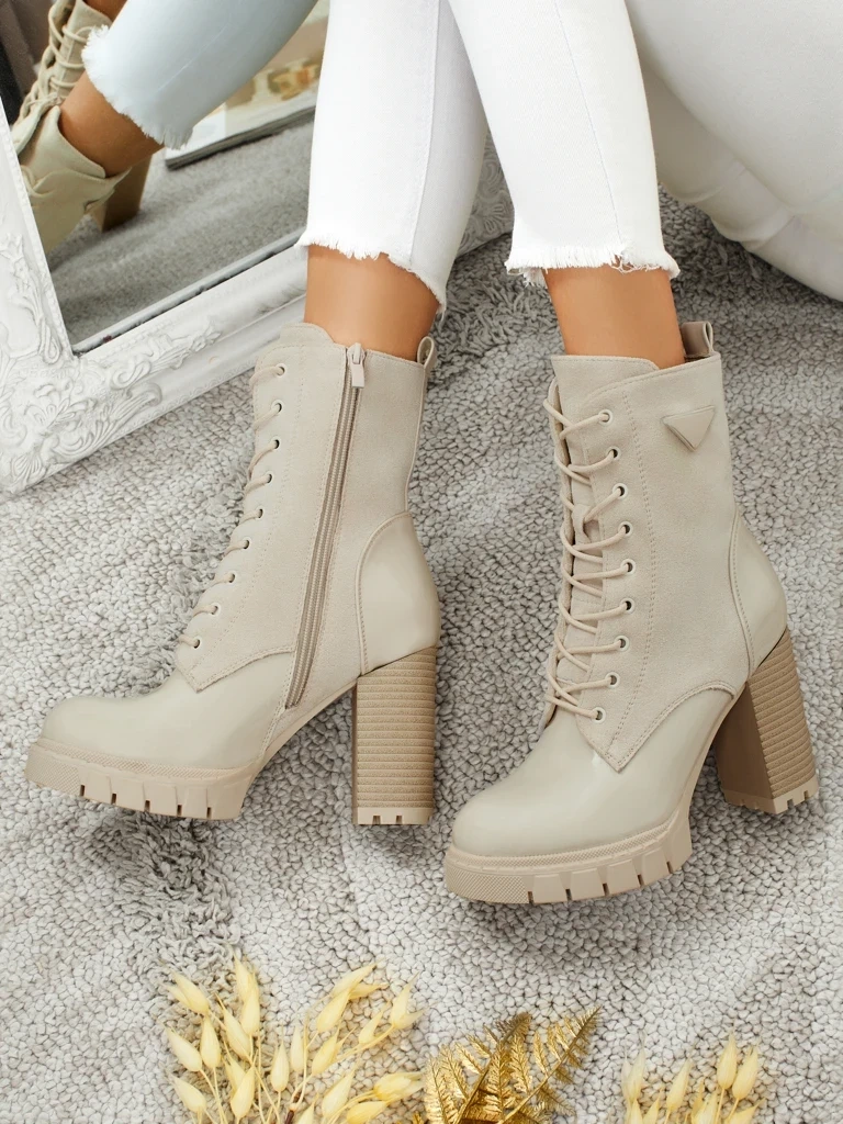 Resti Women's Event Bramble Eco-Suede Heeled Ankle Boots