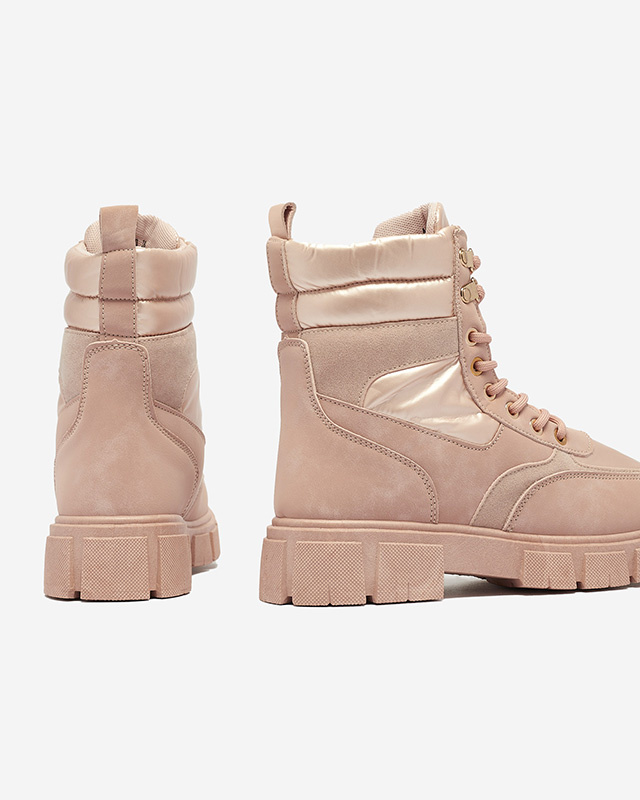 Resti Pink women&#039;s insulated trapper boots Kasemi- Footwear