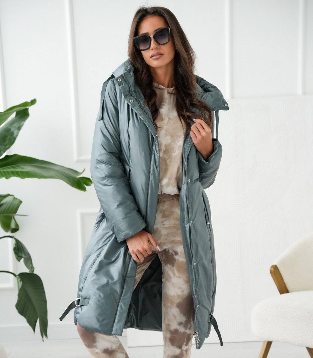 Pri Long elegant women&#039;s winter coat insulated delicate sheen REGINA