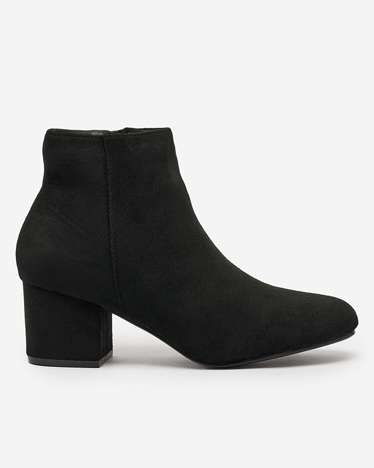 Resti Black women's low stiletto boots Referra