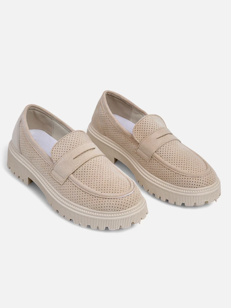 Resti Women's eco suede moccasins Dunes