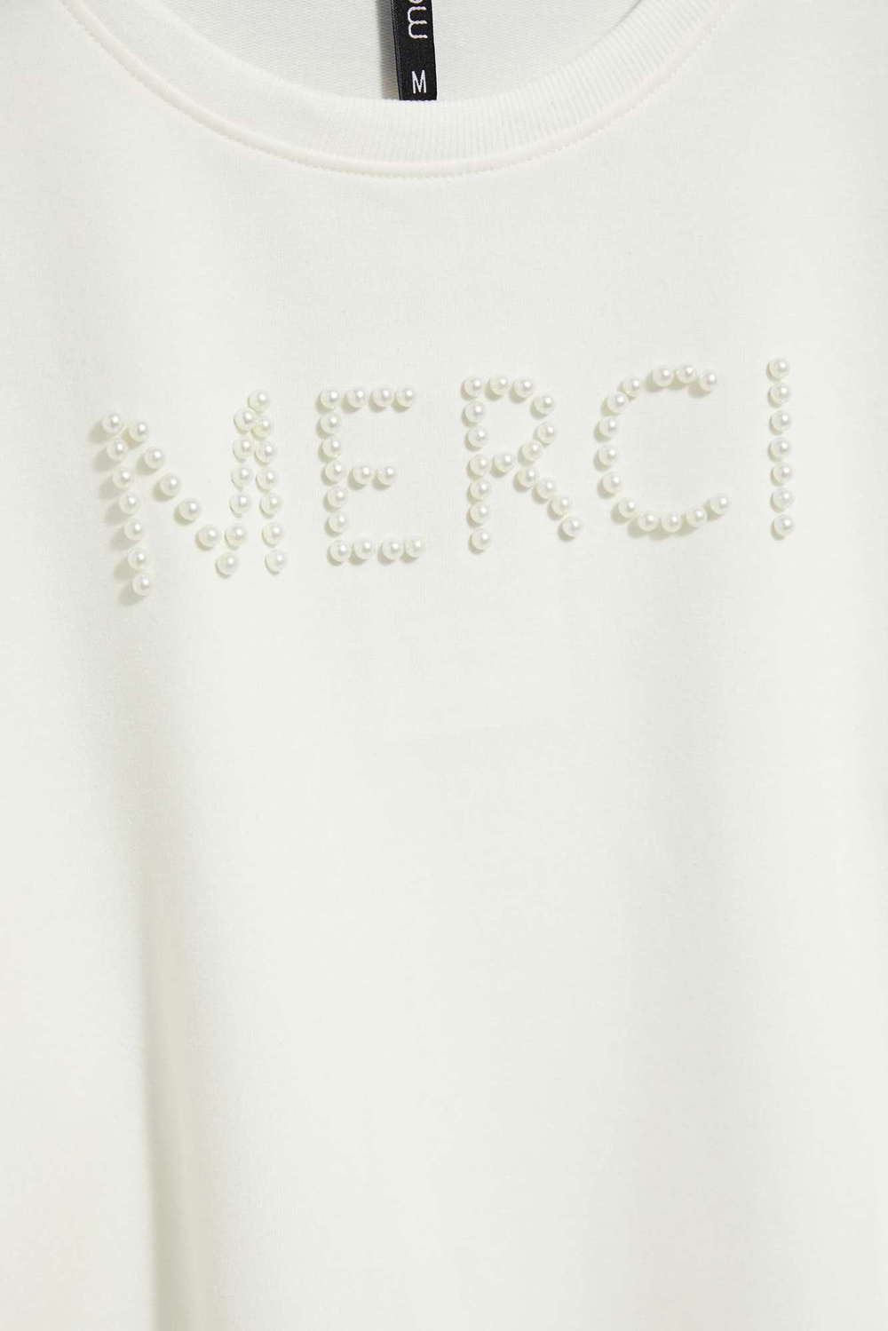 Marisse Women's Sweatshirt L-Bl-4007 Off White