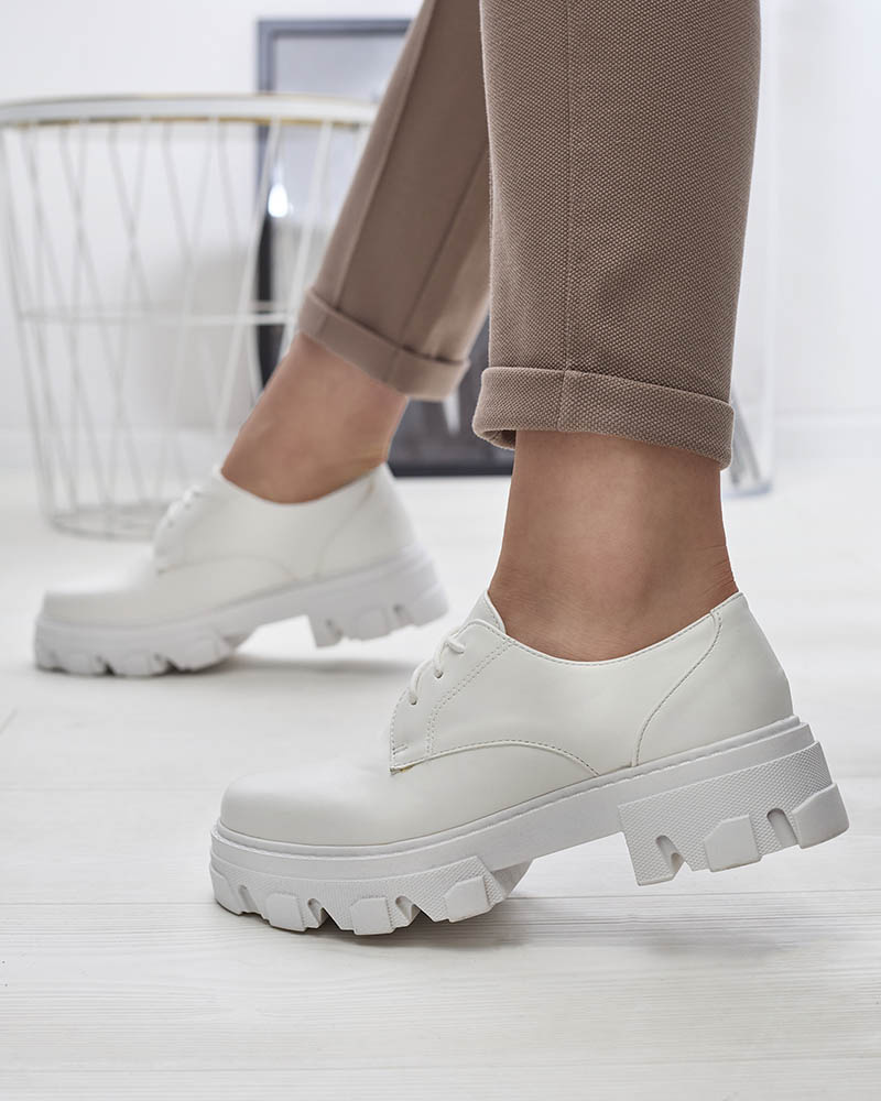 Resti White women's half boots Delgor- Footwear