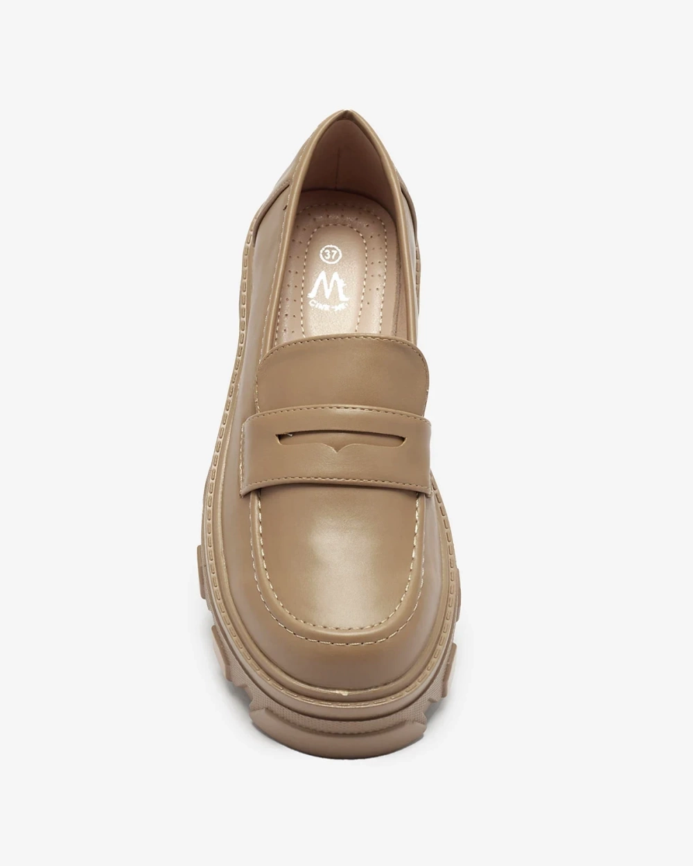Resti Women&#039;s light brown moccasins on a solid sole Desika - Footwear