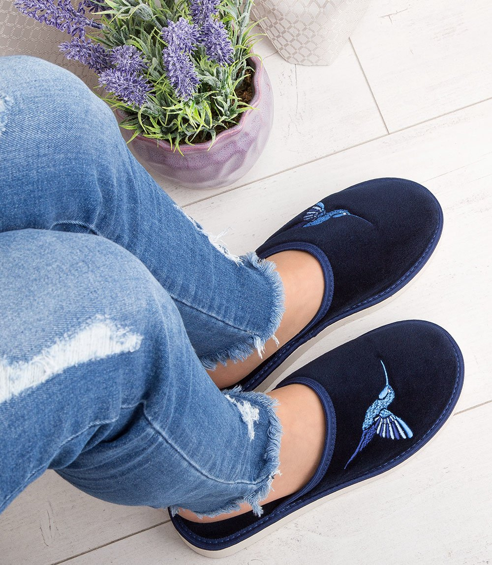 Дамски чехли Natural Style NS-038 сини