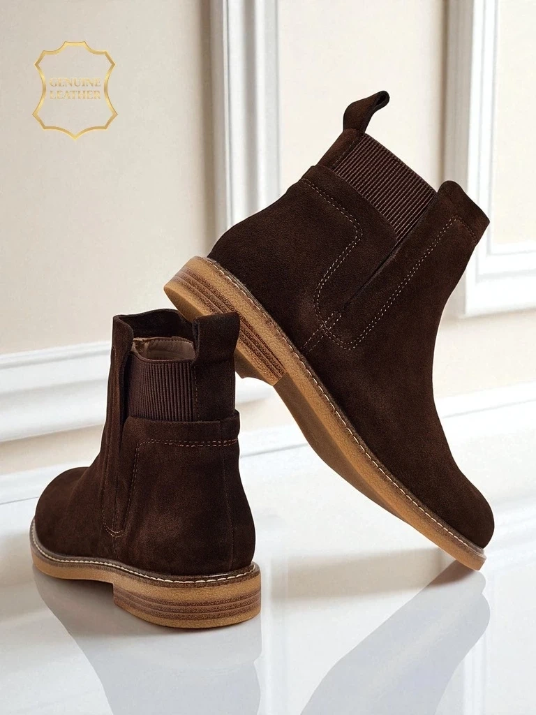 Resti Altesse Ankle Boots in Dark Brown Suede