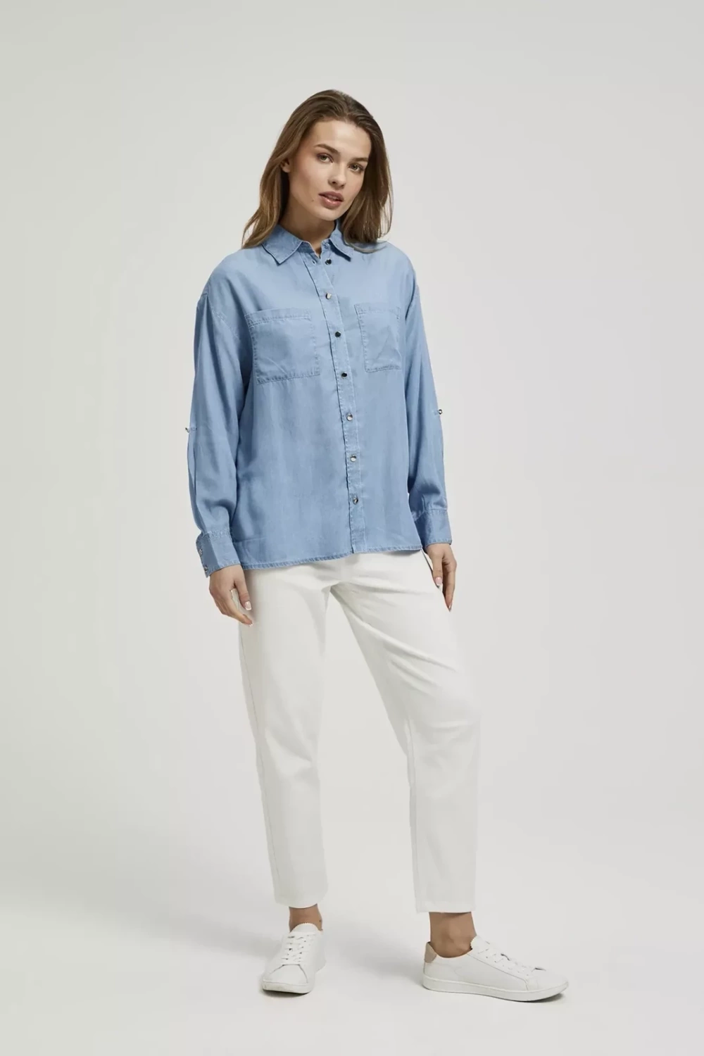 Marisse Women&#039;s Shirt L-Ko-4306 L.Blue