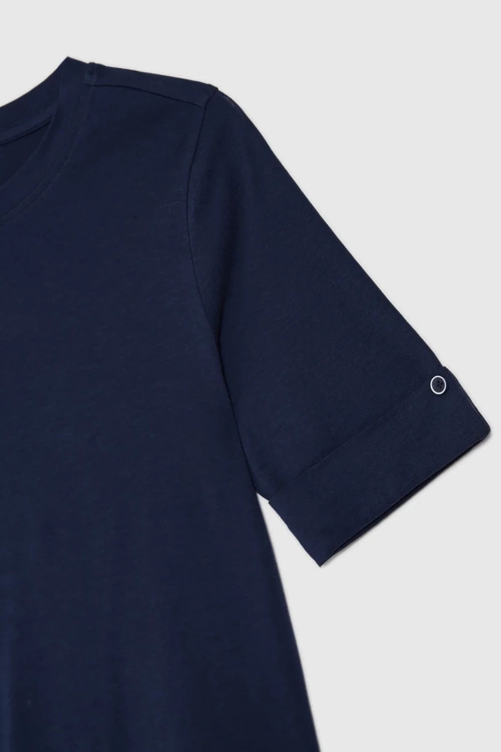 Marisse Women's T-Shirt L-Ts-4616 Navy