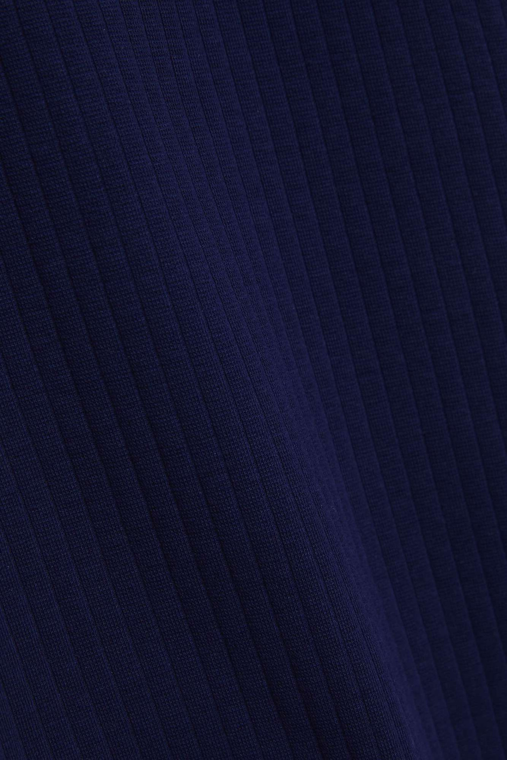 Ribbed turtleneck blouse