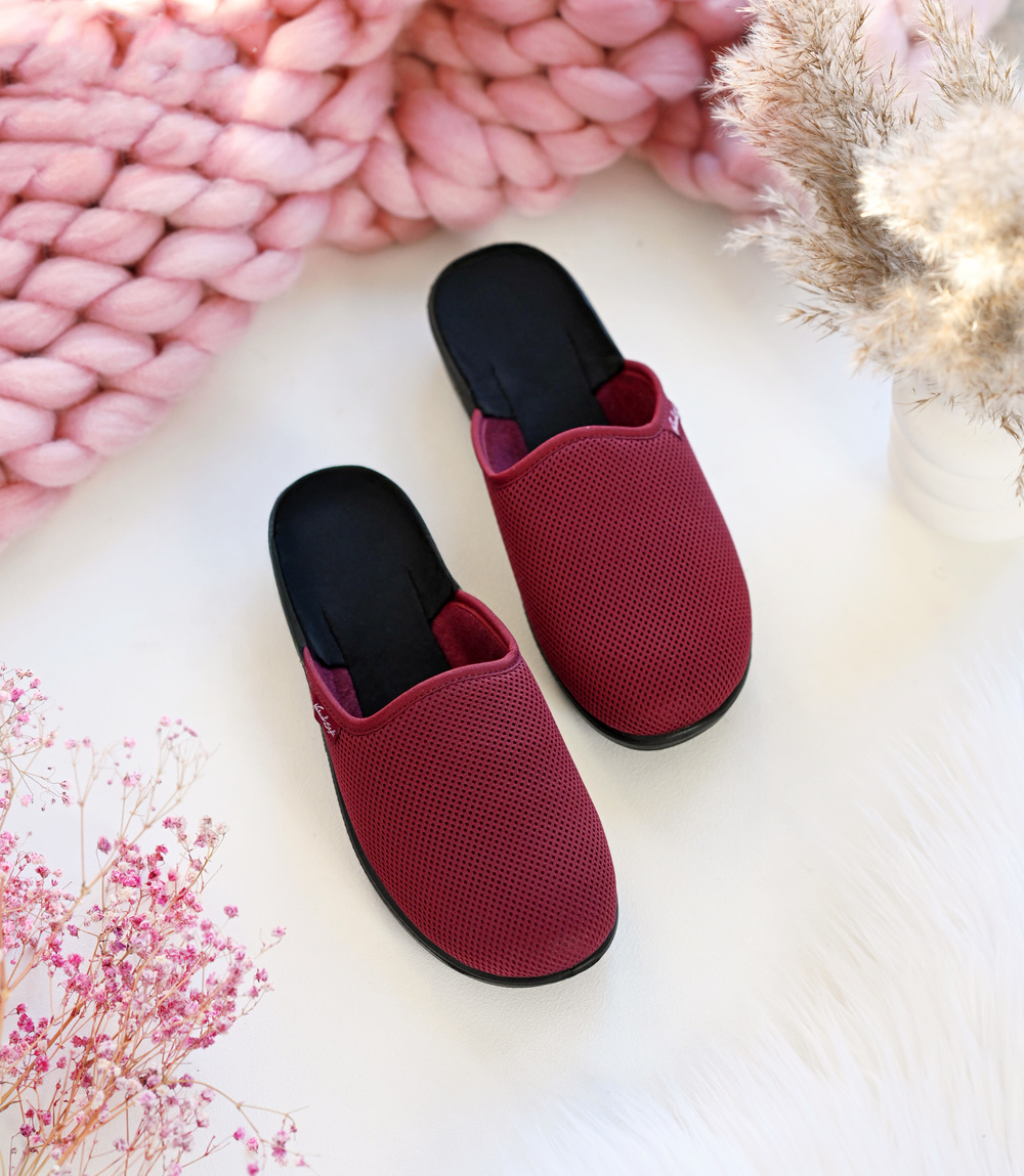 Дамски чехли Natural Style NS-709 бордо