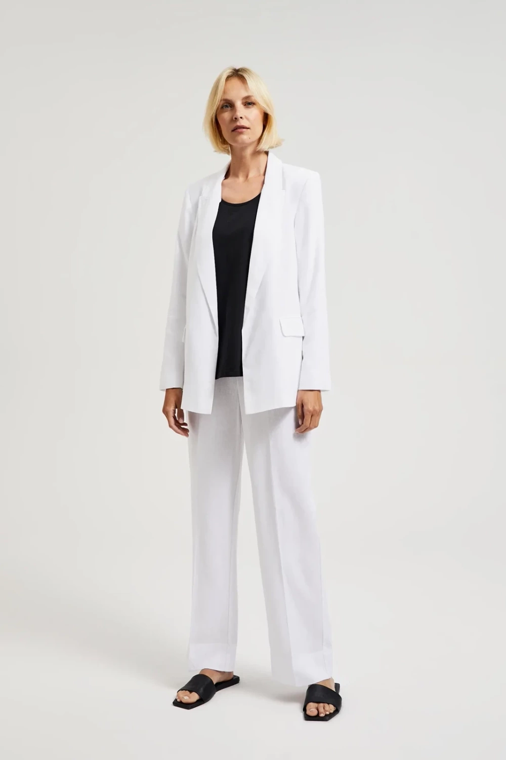 Marisse Women&#039;s Jacket L-Mr-4316 White