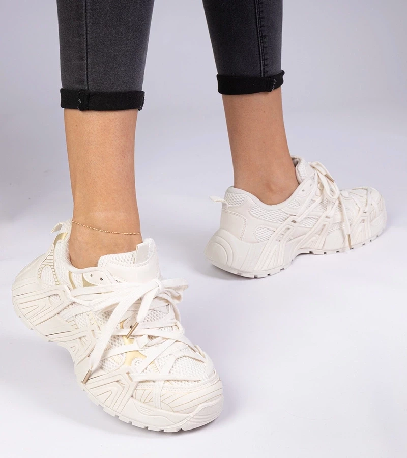 Gemre Adidași bej pe talpă masivă Telda