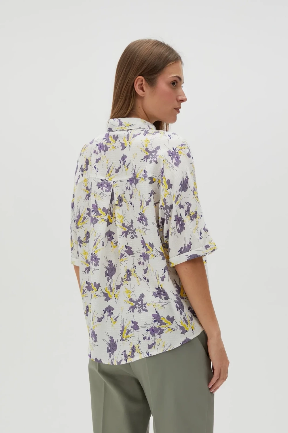 Marisse Women&#039;s Shirt L-Ko-4619 Violet