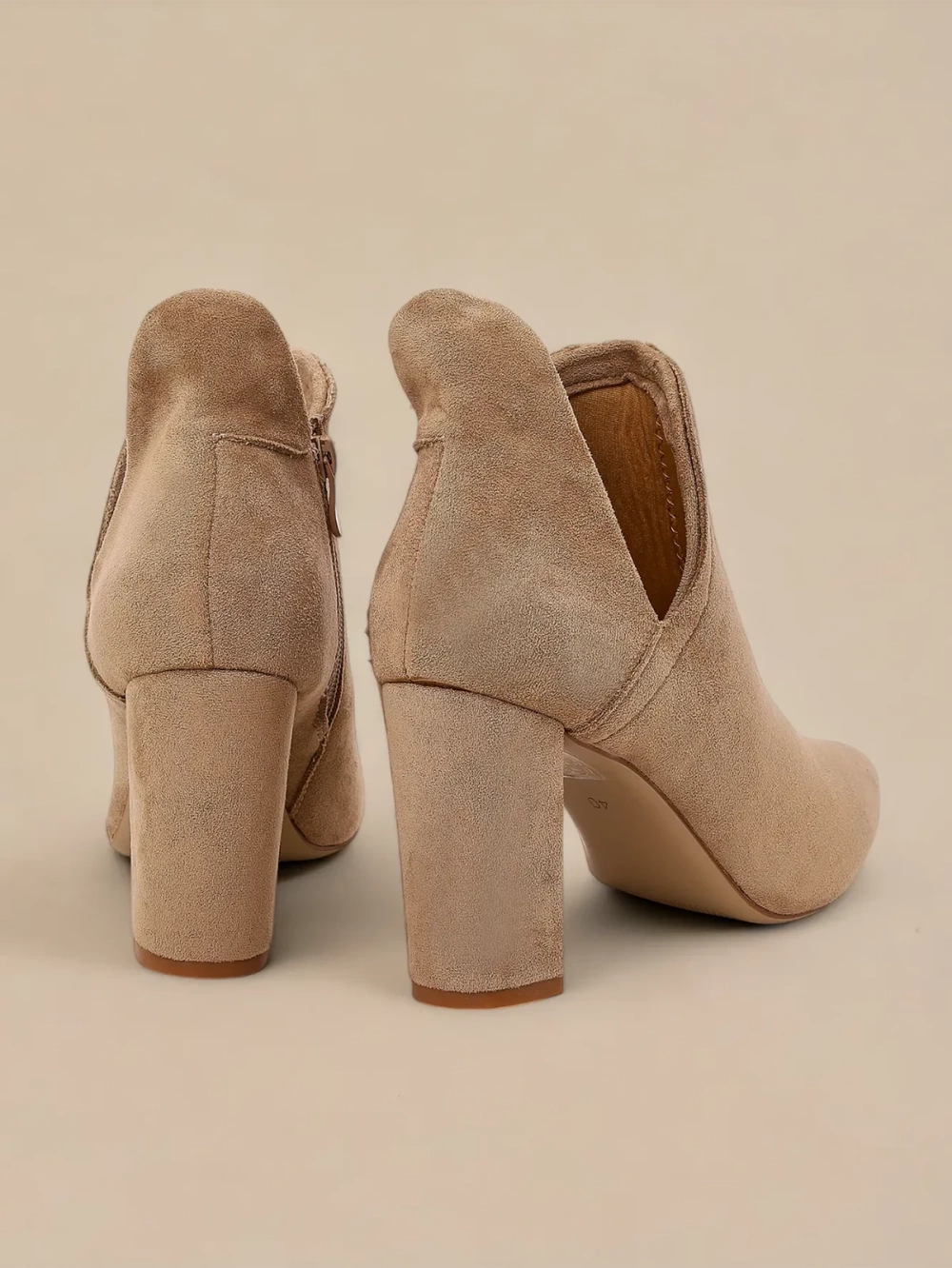 Resti Light brown boots with Alania cut - Footwear