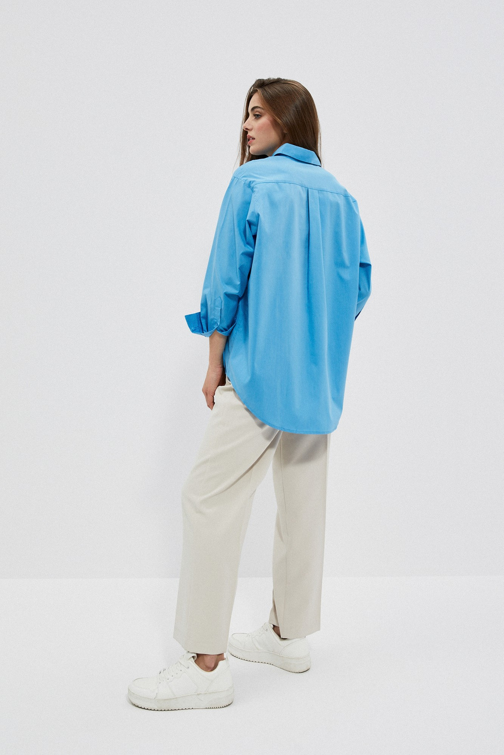 Marisse Women's Shirt L-Ko-4002 L.Blue